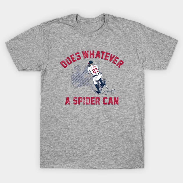 Andruw Jones Spider Catch T-Shirt by lavonneroberson